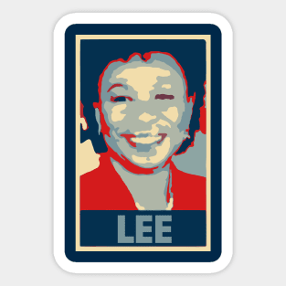 Barbara Lee Political Parody Sticker